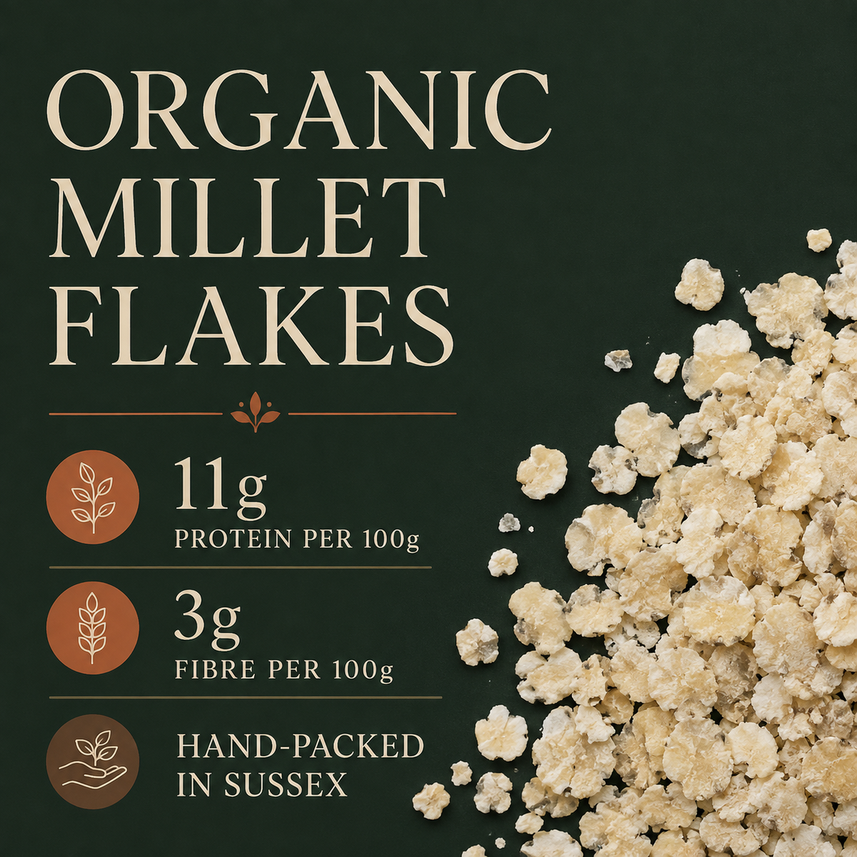 Organic Millet Flakes