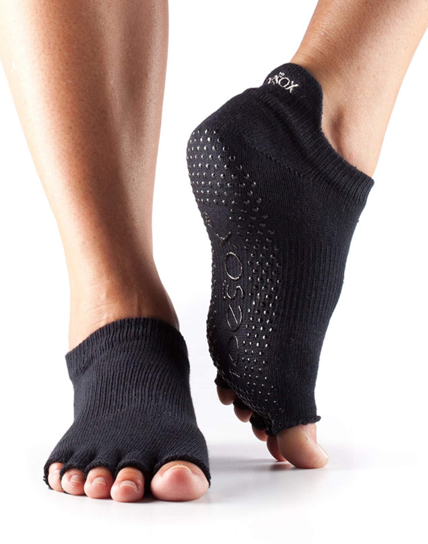 ToeSox Low Rise Half Toe Women's Yoga Grip Socks