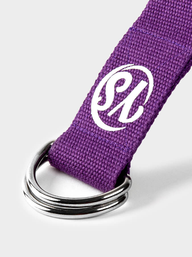 Yoga Studio GOTS Organic Cotton D-Ring 2.5m Yoga Belt Strap