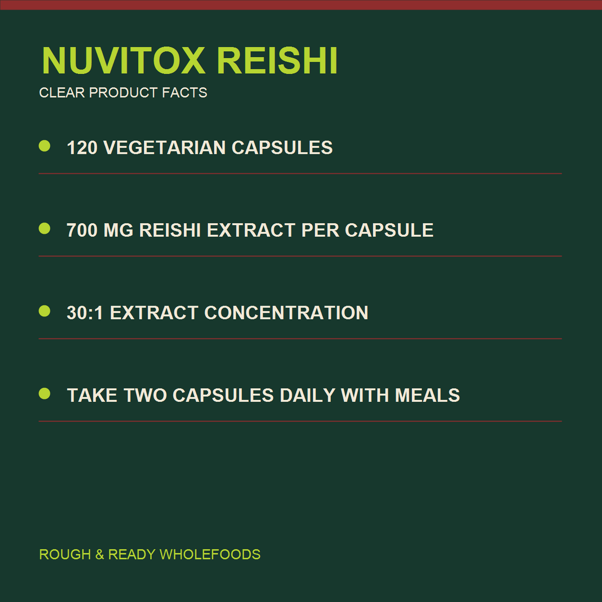 NUVITOX REISHI