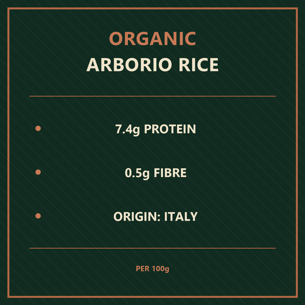 Organic Arborio Rice