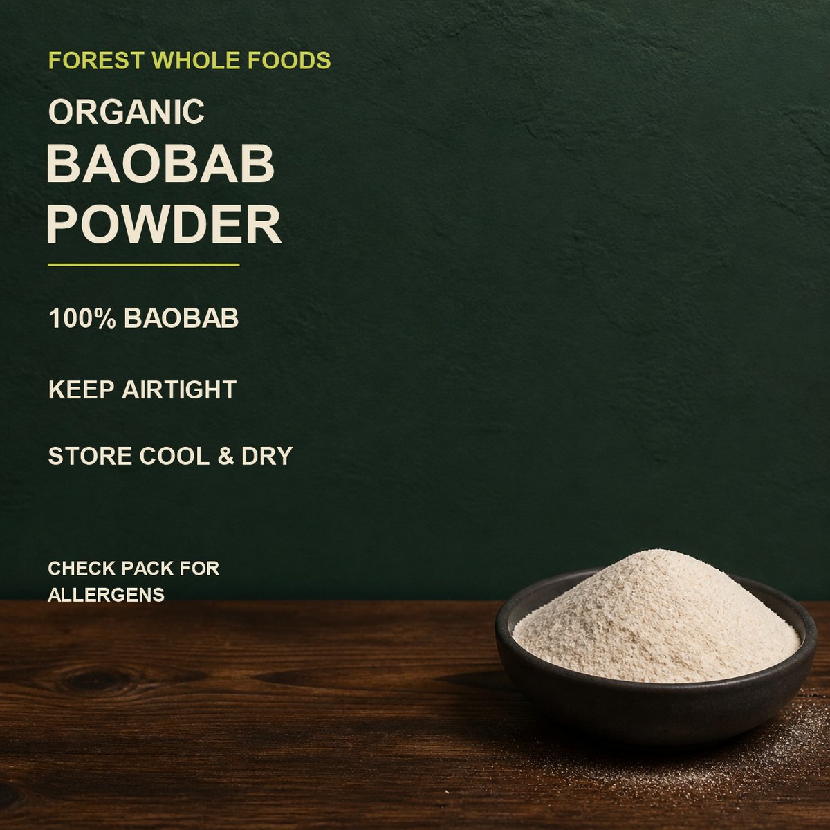 Forest Whole Foods Organic Baobab Powder