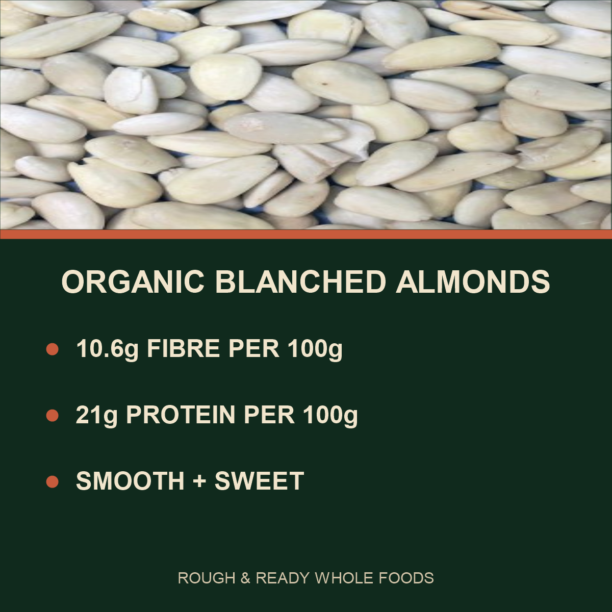 Organic Blanched Almonds