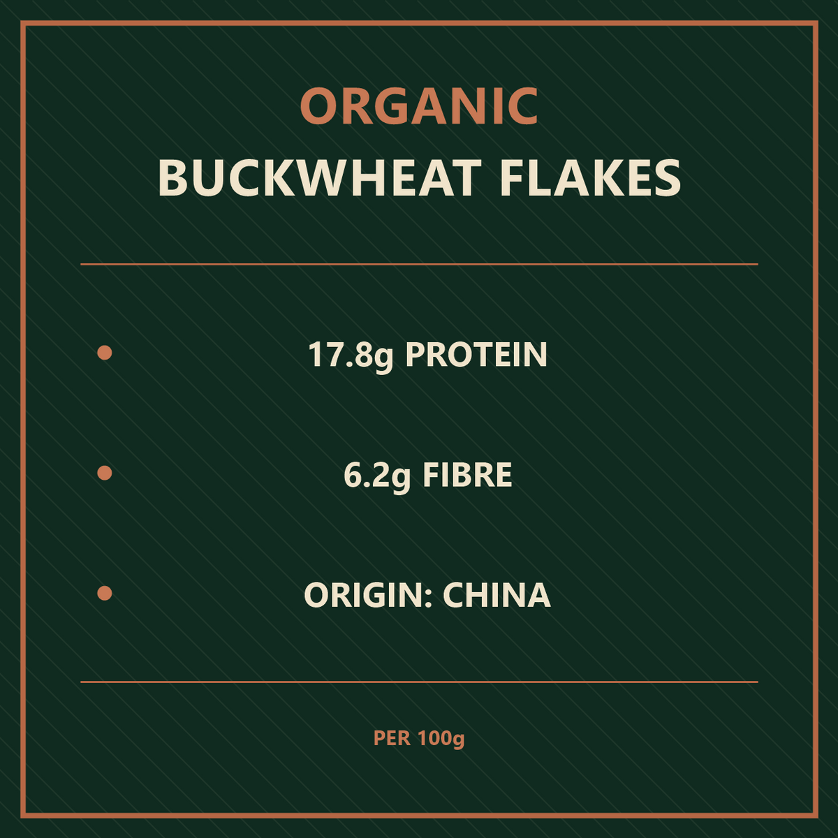 Organic Buckwheat Flakes