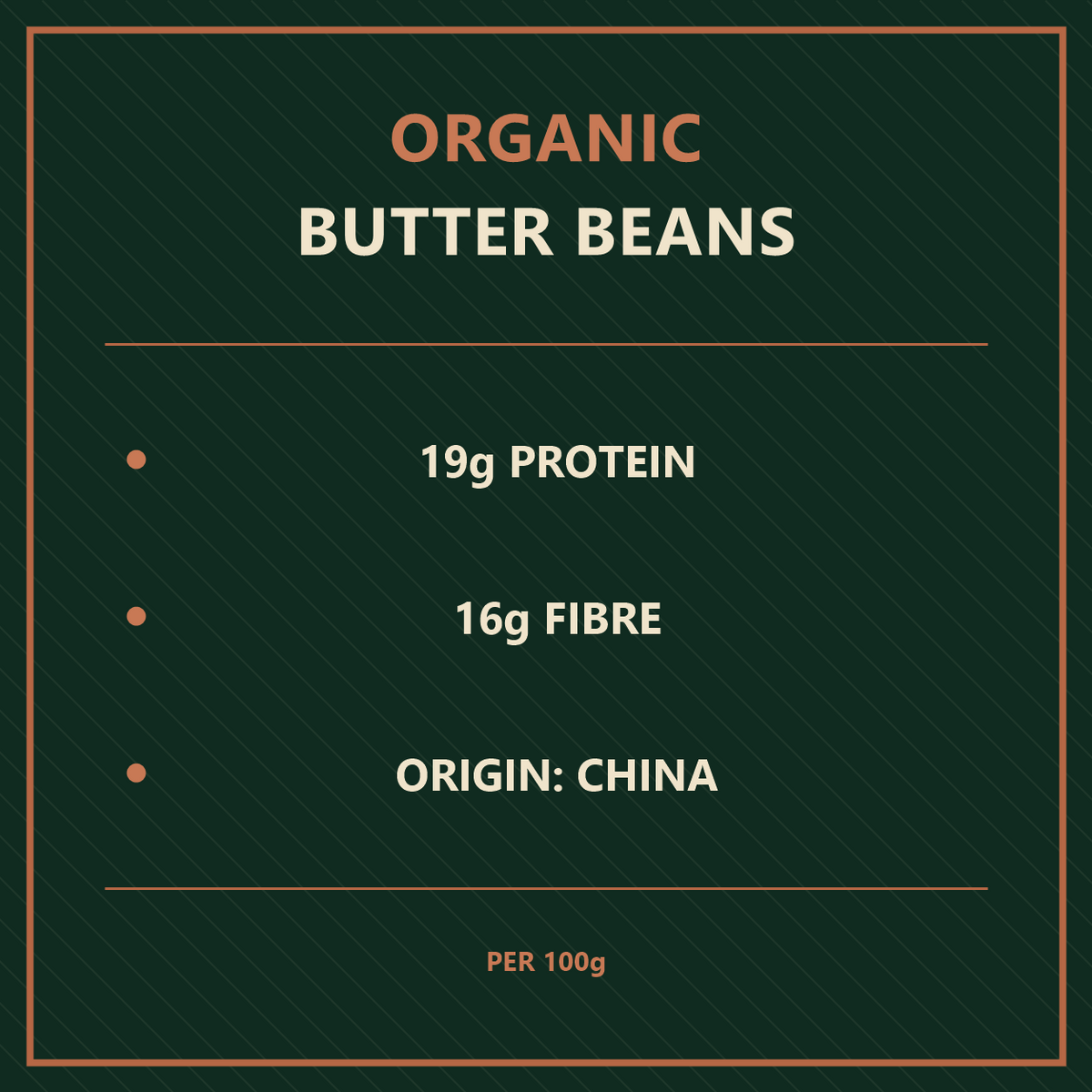 Organic Butter Beans