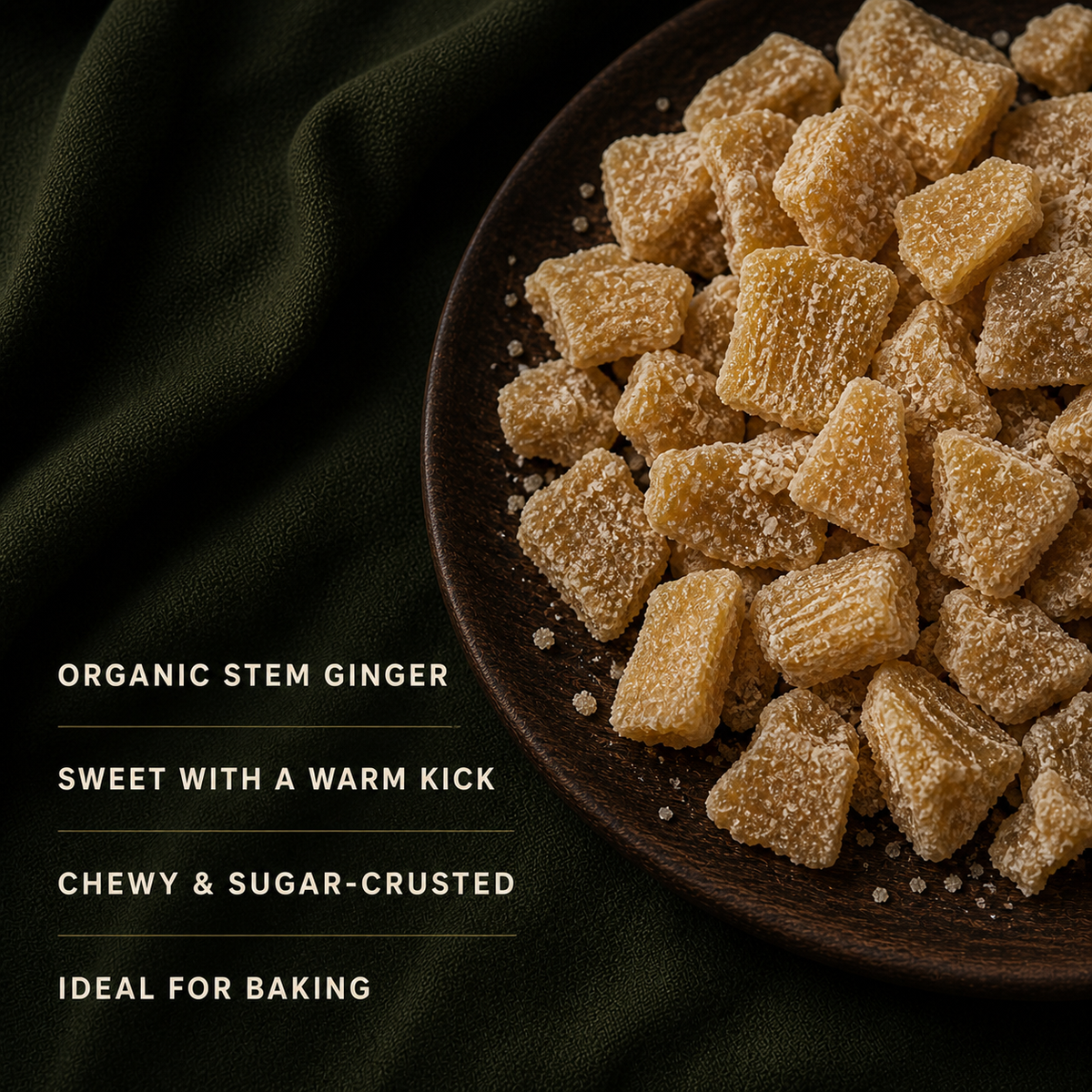Organic Crystallised Ginger