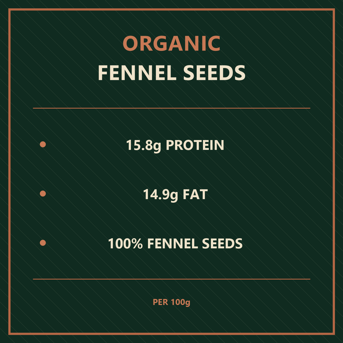 Organic Fennel Seeds