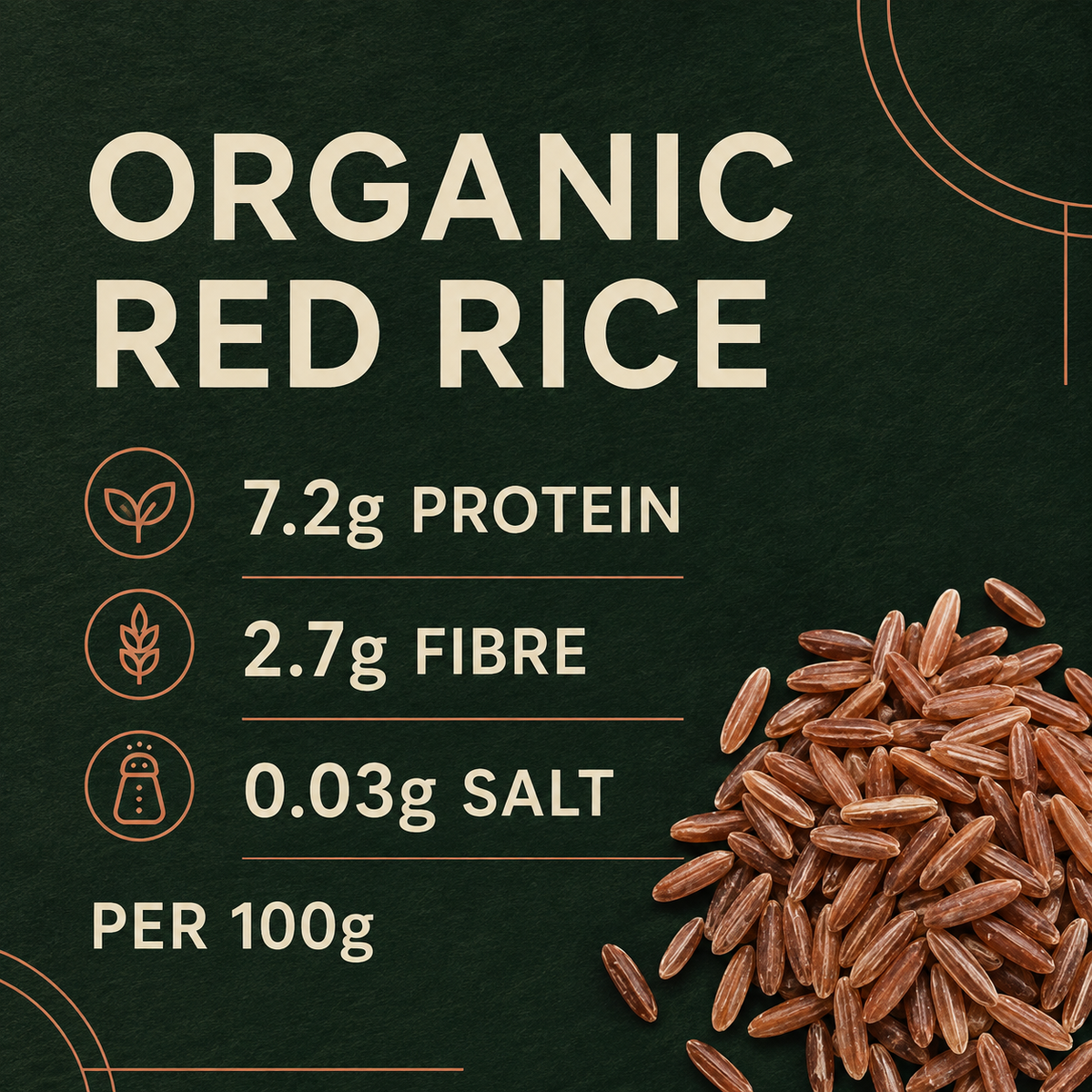 Organic Red Rice