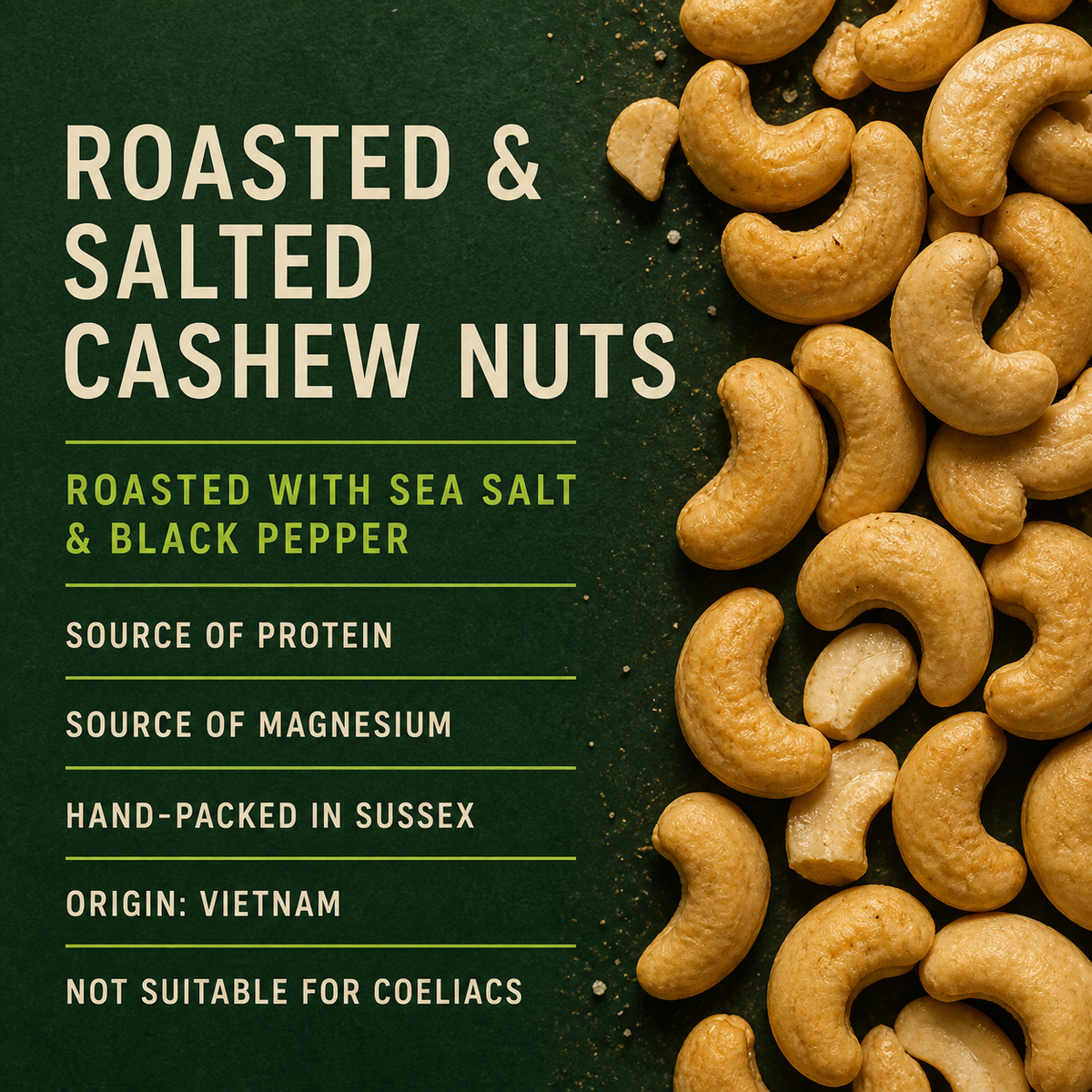Roasted & Salted Cashew Nuts