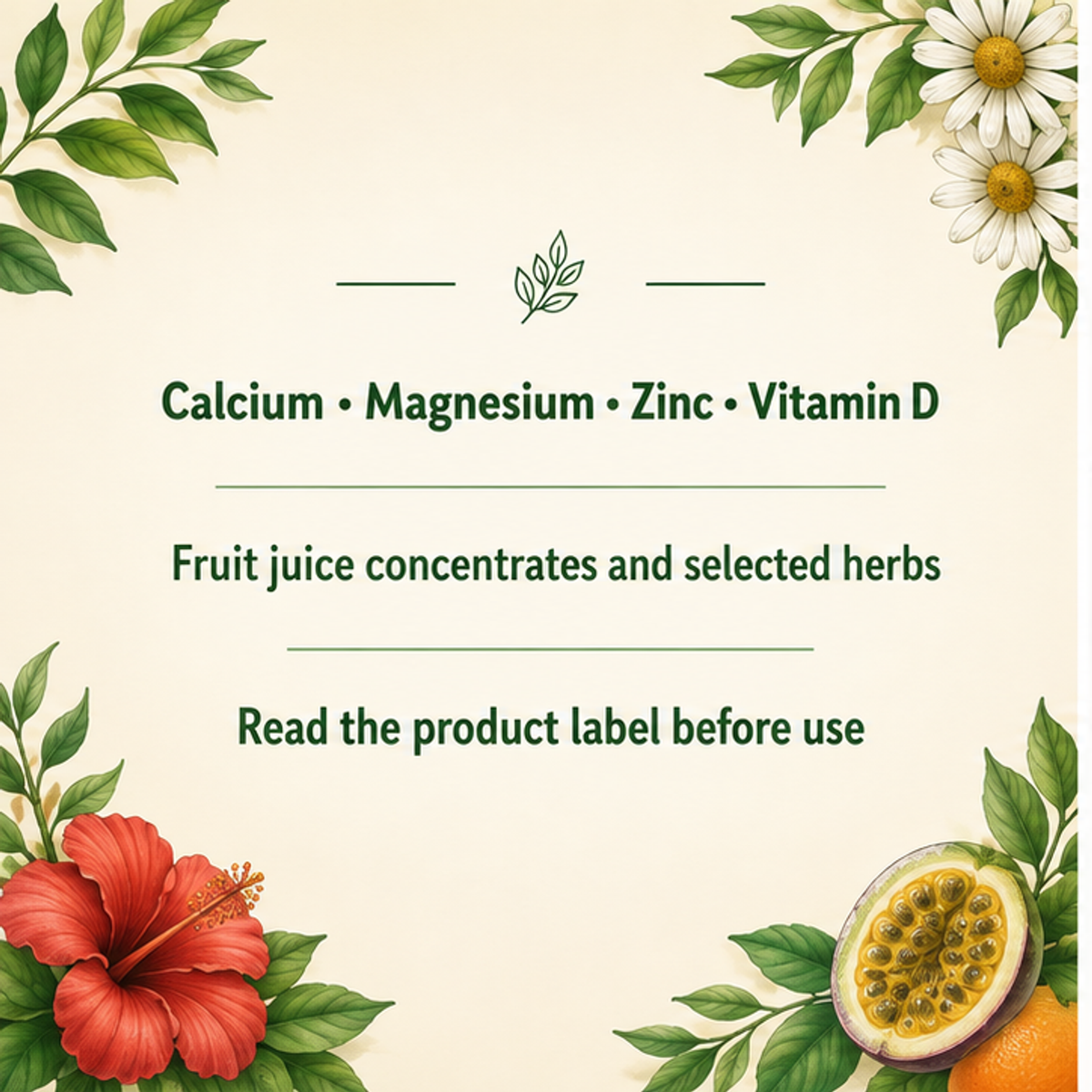 Floradix Saludynam - calcium magnesium zinc & vit D