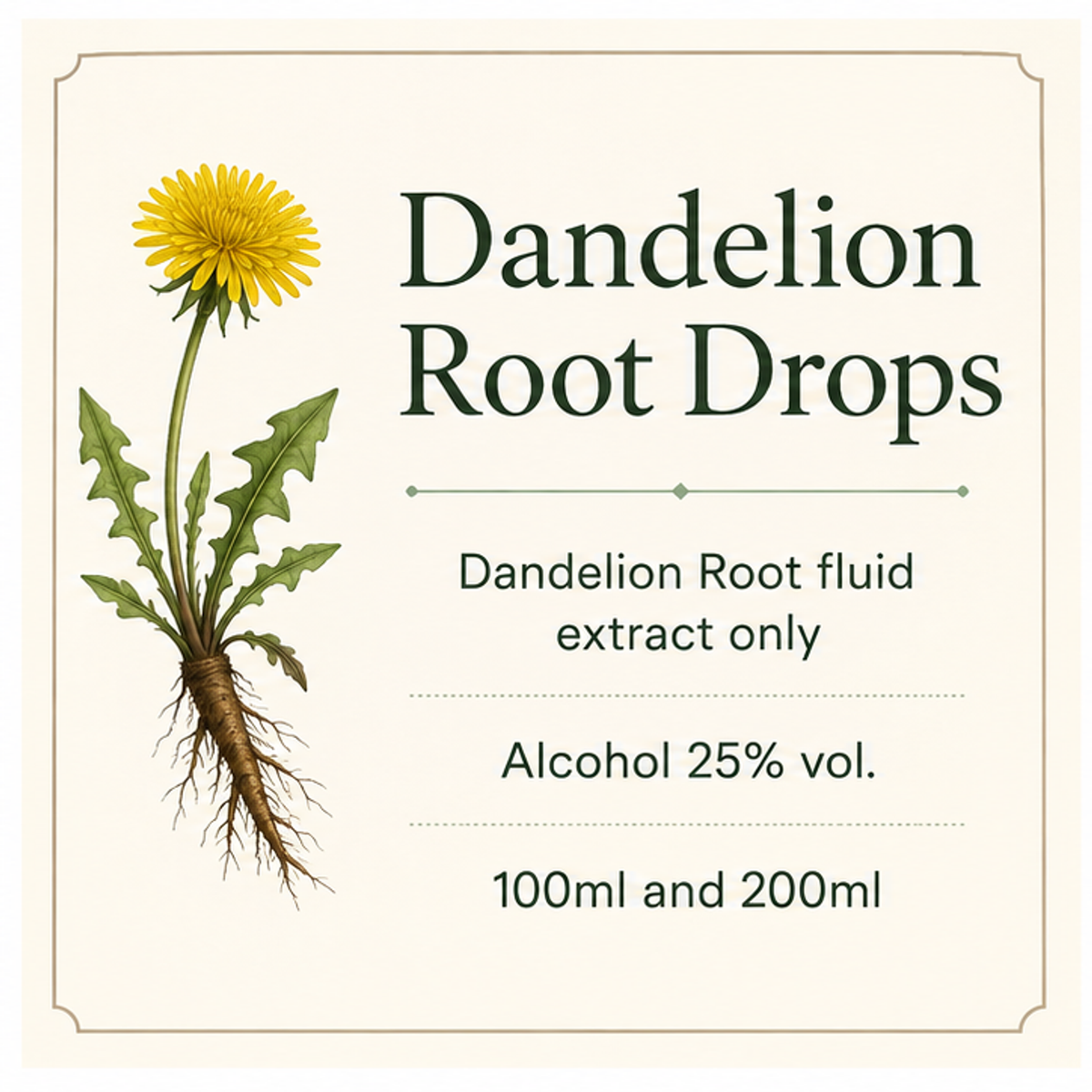 SHS Dandelion Root Drops