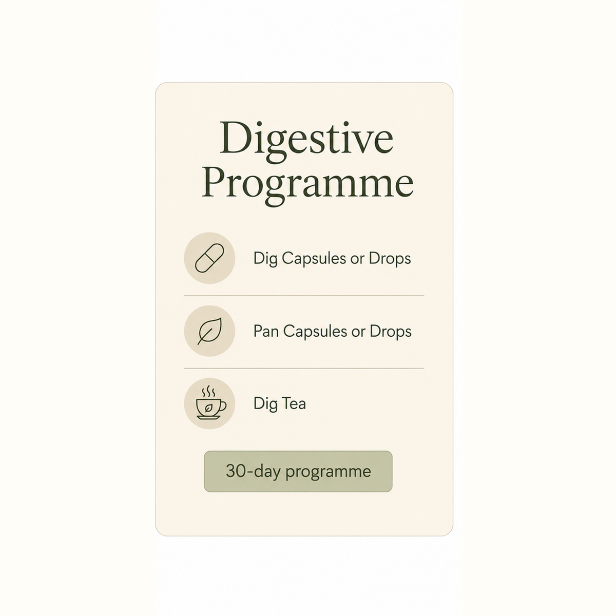 SHS Digestive Programme