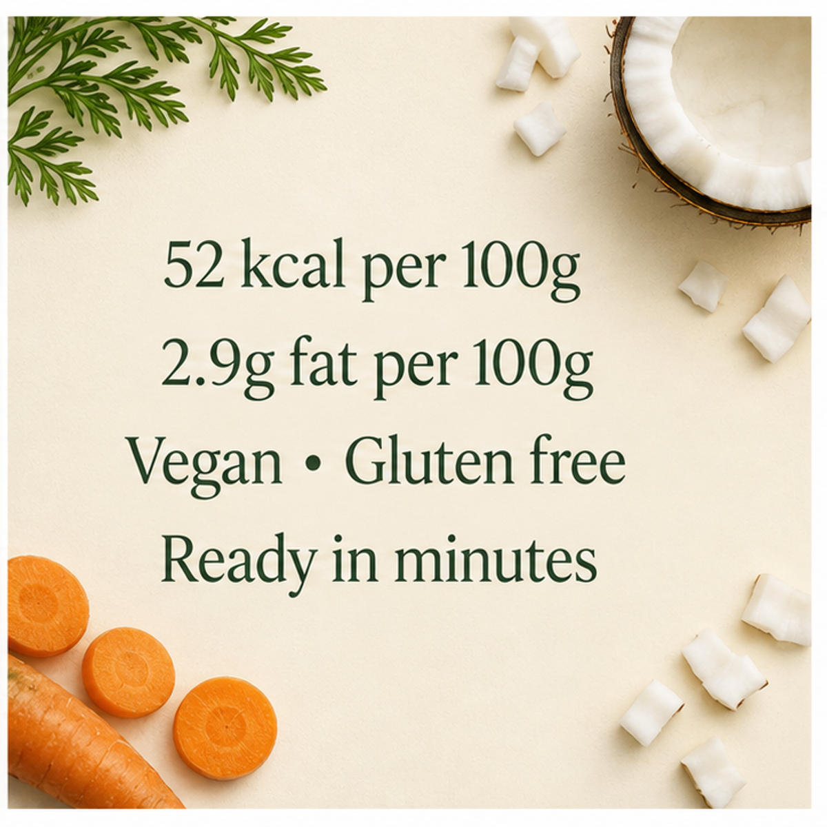 Free and Easy Carrot and Coconut Soup