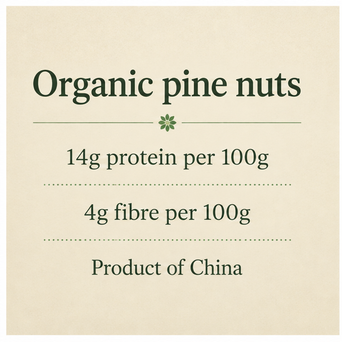 Infinity Foods Bulk Organic Pine Nuts