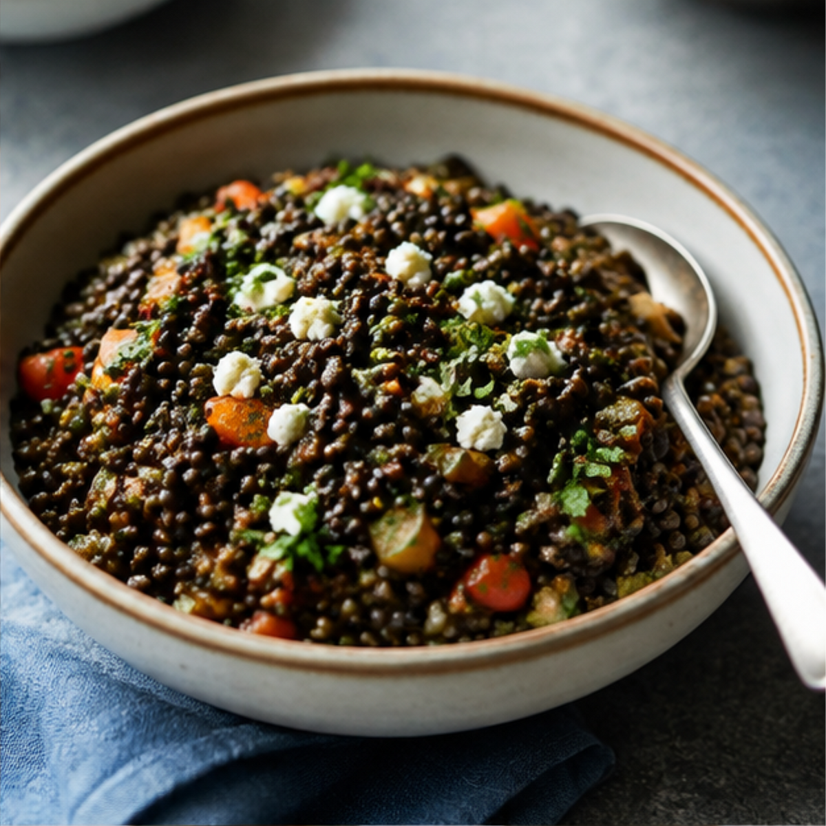 Infinity Foods Bulk Organic Whole Beluga Lentils