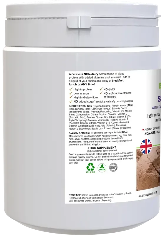 Shake Me Up Chocolate Vegan Protein Shake for Women | Meal Shake