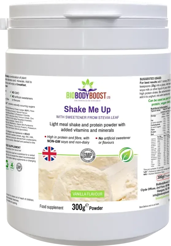 Shake Me Up Vanilla Vegan Protein Shake for Women | Meal Shake