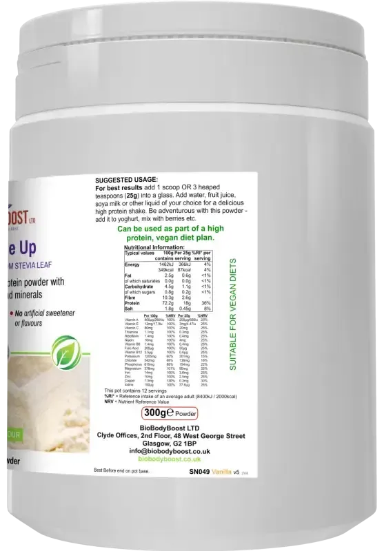 Shake Me Up Vanilla Vegan Protein Shake for Women | Meal Shake