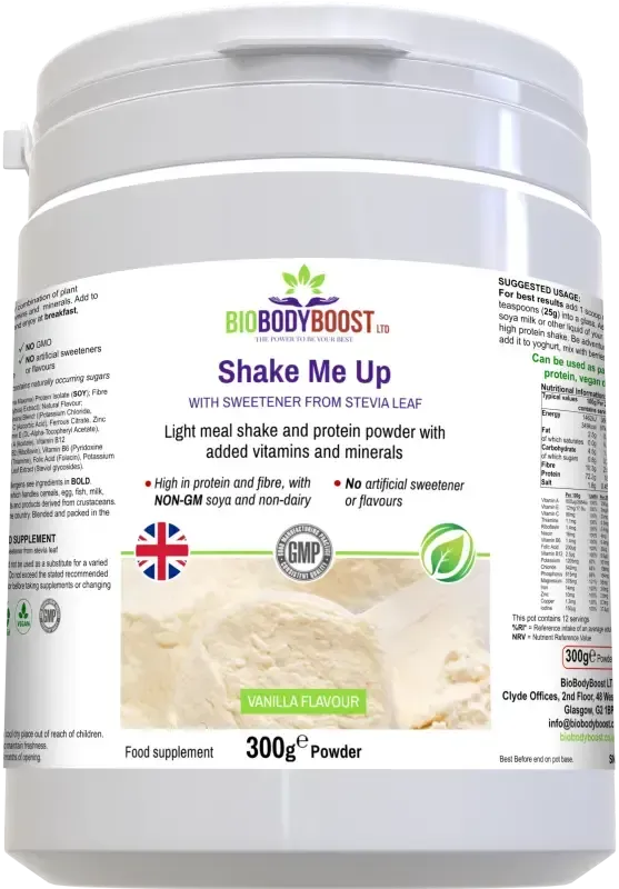 Shake Me Up Vanilla Vegan Protein Shake for Women | Meal Shake