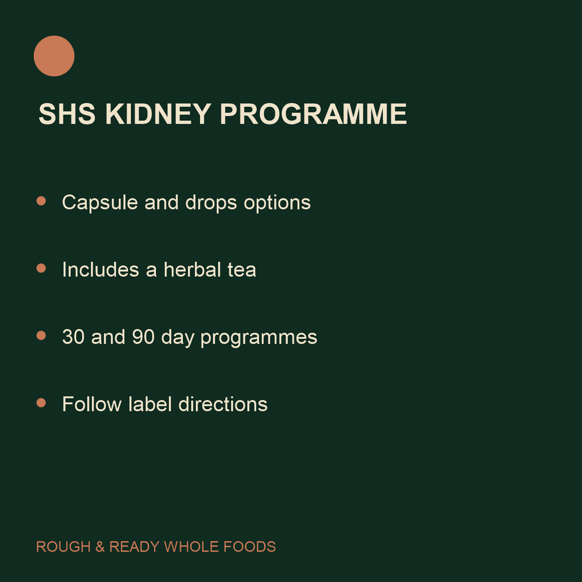 SHS Kidney Programme