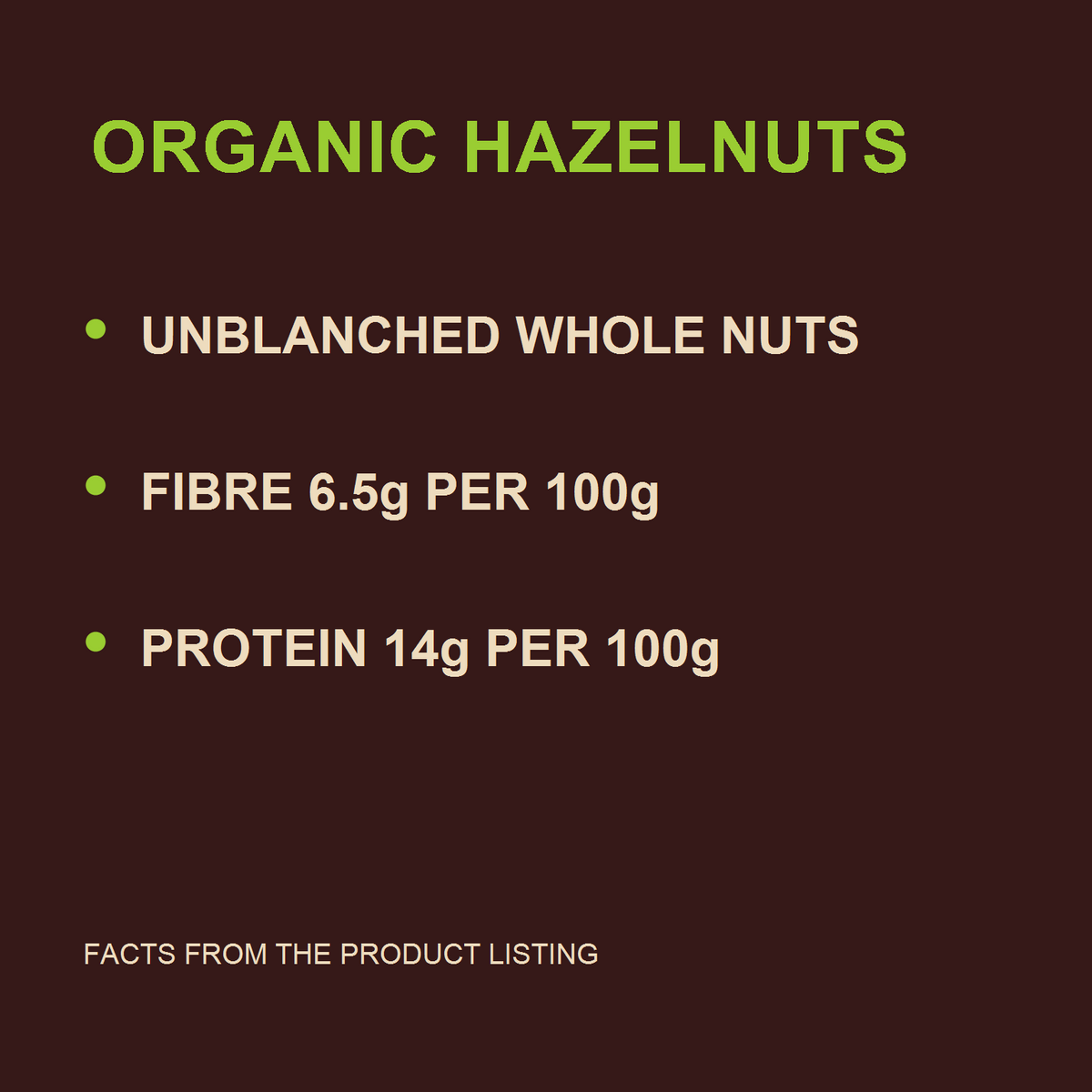 Infinity Foods Bulk Organic Hazelnuts