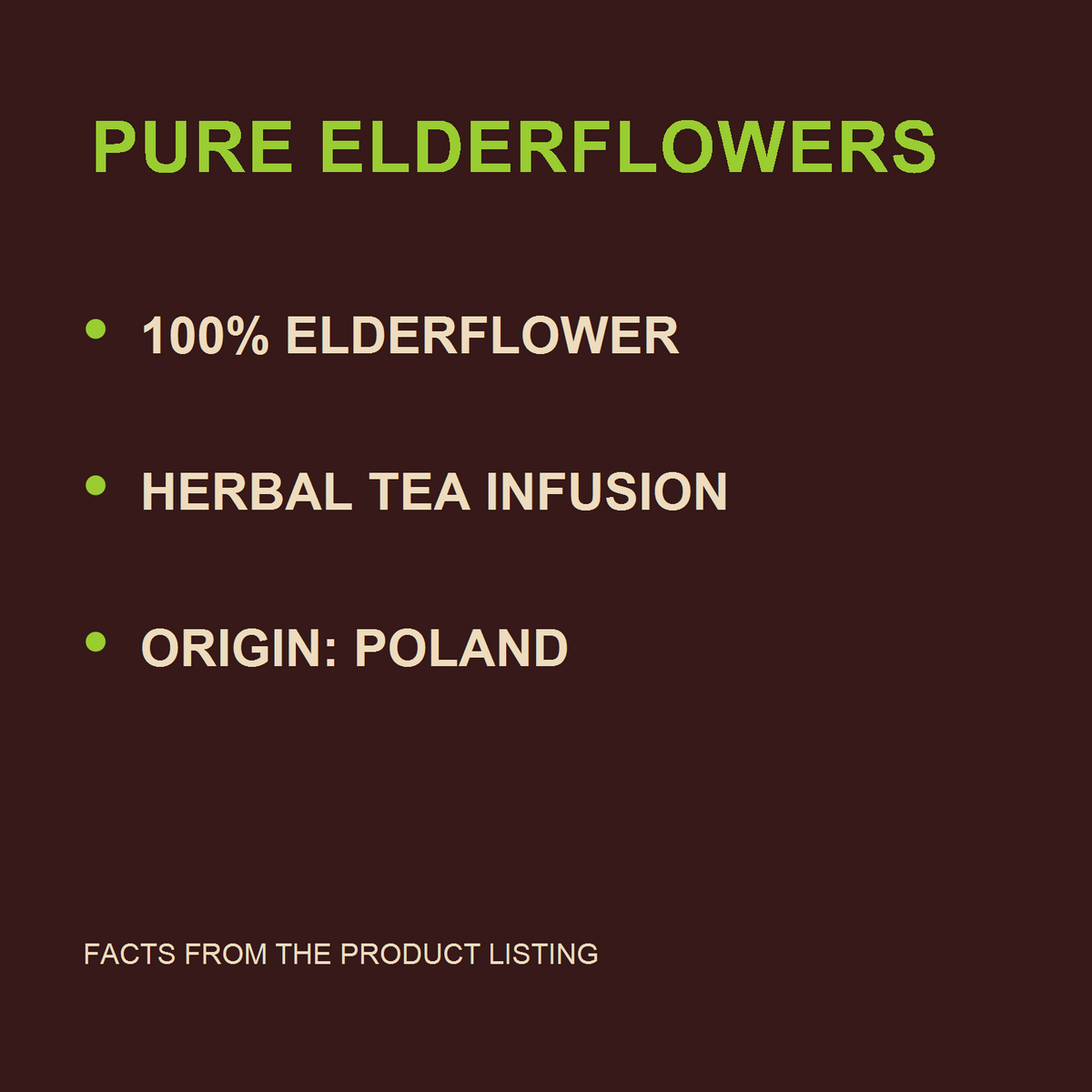 Pure Elderflowers