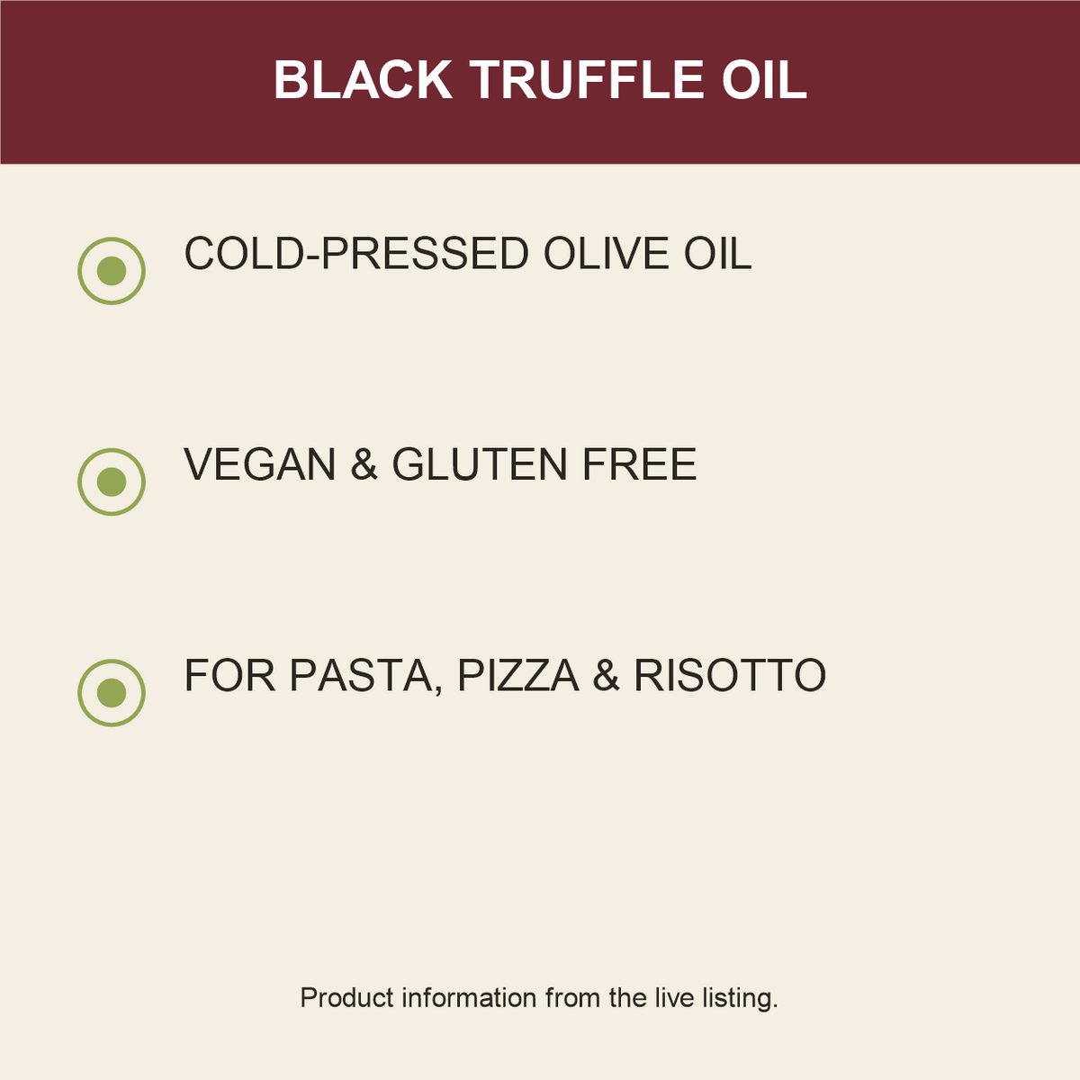 Truffle Hunter Black Truffle Oil