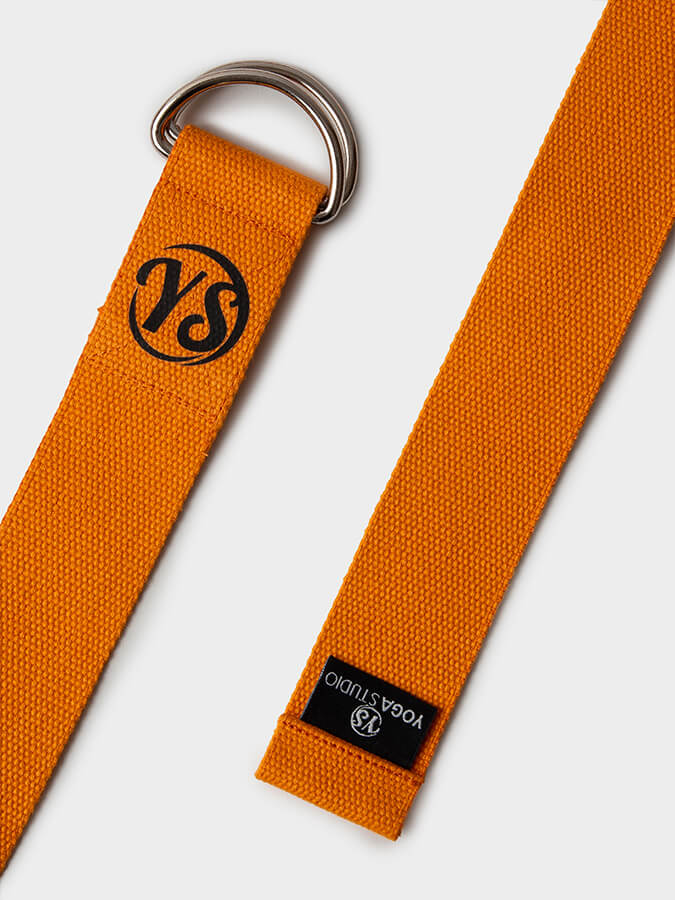 Yoga Studio GOTS Organic Cotton D-Ring 2.5m Yoga Belt Strap