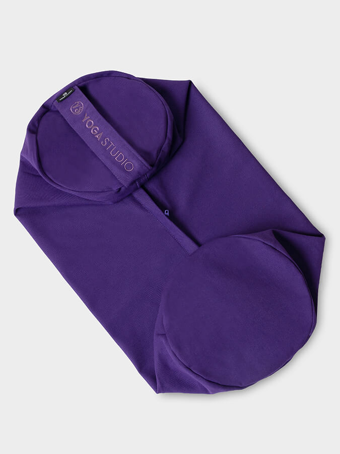 Yoga Studio Replacement Round Bolster Outer Cushion Cover