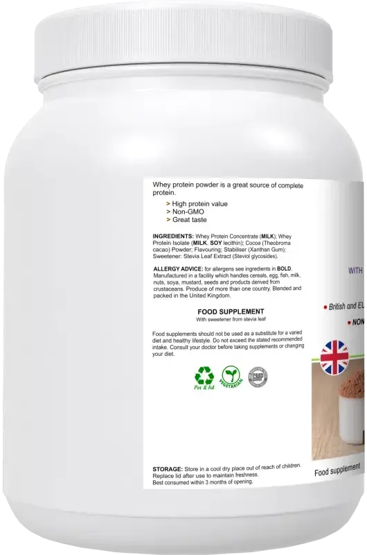 WheyPro Chocolate Whey Protein Powder for Women & Men | Isolate