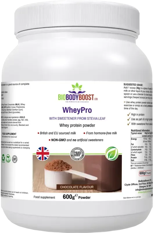 WheyPro Chocolate Whey Protein Powder for Women & Men | Isolate
