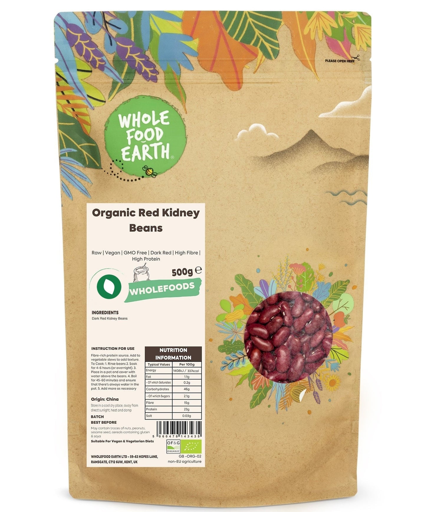 Organic Red Kidney Beans
