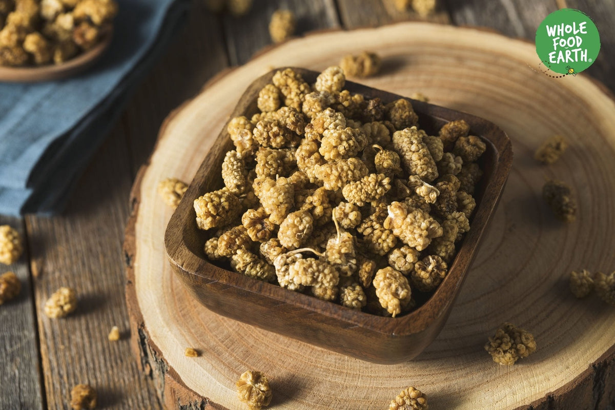 Organic White Mulberries