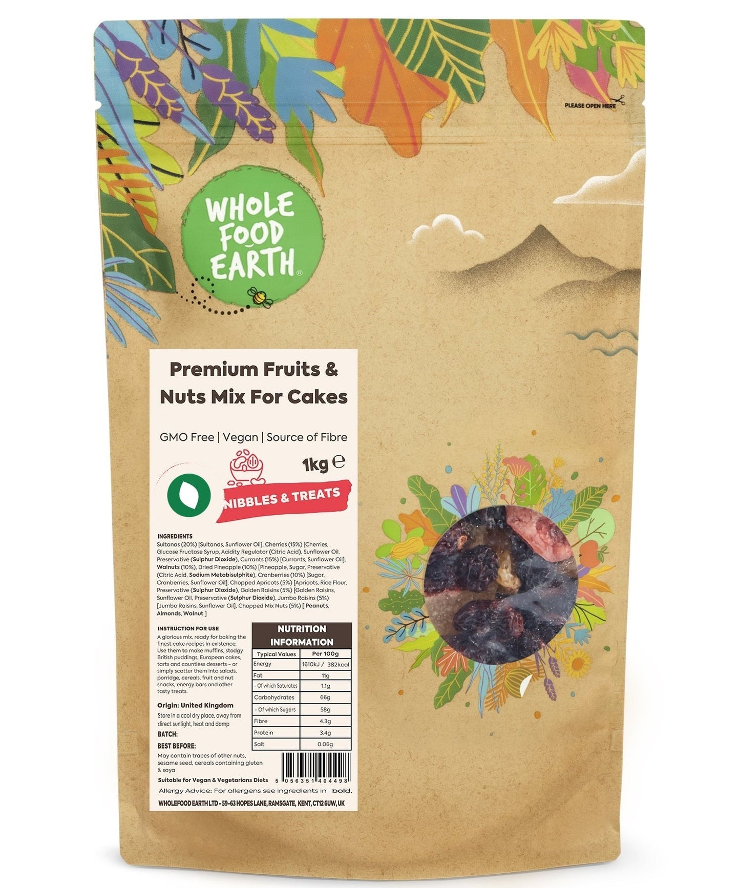 Premium Fruits & Nuts Mix For Cakes
