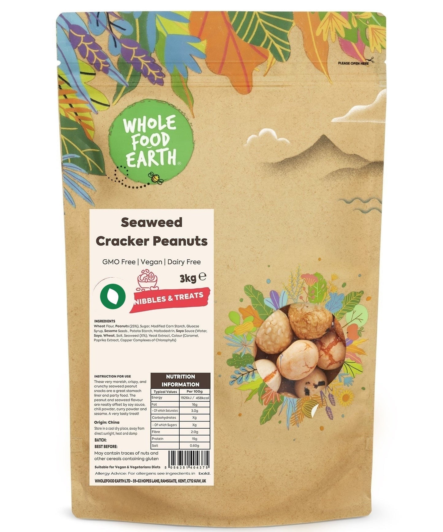 Seaweed Cracker Peanuts